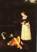 Hans Baldung Grien Pyramus and Thisbe oil painting on canvas